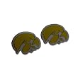 Iowa Hawkeyes Post Stud Logo Earring Set Ncaa Charm