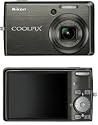 Nikon Coolpix S600 10MP Digital Camera with 4x Wide Angle Optical Zoom with Vibration Reduction (Slate Black)