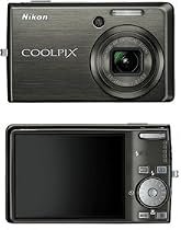 Nikon Coolpix S600 10MP Digital Camera with 4x Wide Angle Optical Zoom with Vibration Reduction (Slate Black)