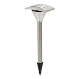 EGLO LED-Solar-Leuchte 2xLED Edelstahl