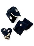 Infants 3-Piece Fleece Hat & Mitten Set with Scarf