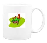 Mug with stalking, small, coyote, animal