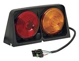 Fulton Dual AG Light with Amber/Amber Red/Blank with Brake Light Function Including Left Hand Square 4 Plug