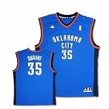 NBA Men's Oklahoma City Thunder Kevin Durant Revolution 30 Road Replica Jersey (Blue, X-Large)