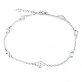 Bling Jewelry CZ by the Yard Sterling Silver Anklet
