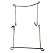 Xinlinke Lot5 6-Inch Small Invisible Plate Wire Hanger Wall Holders with Protective Rubber Cover for 5