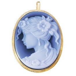 Genuine Agate Cameo Pendant by Fred Meyer Jewelers