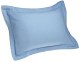 Pinzon 150 Gram Solid Flannel Standard Sham, Light Blue