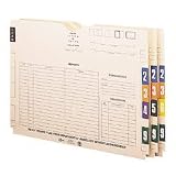 Smead Color Coded Numeric Labels, 1-1/2x1-7/8, 6-Yellow