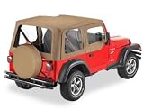 Bestop Replace A Top -51121-37- Color: Spice/ incl. Half Door Skins / Clear Windows / Fits: 97-02 Jeep Wrangler TJ