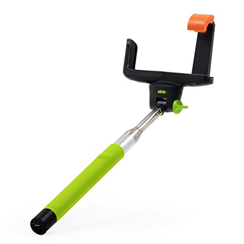 InnoGear® Selfie Stick with Bluetooth Remote Button Shutter Extendable Self Portraits Pole Handheld Monopod for Samsung Galaxy Note 3 2 S5 S4 S3 iPhone 6 6 Plus 5 5S 5C 4 4S (Green)