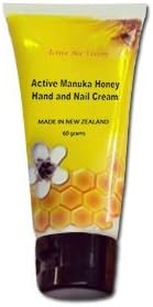 Active Manuka Honey Hand and Nail Cream with Cocoa Butter and Collagen, 60g