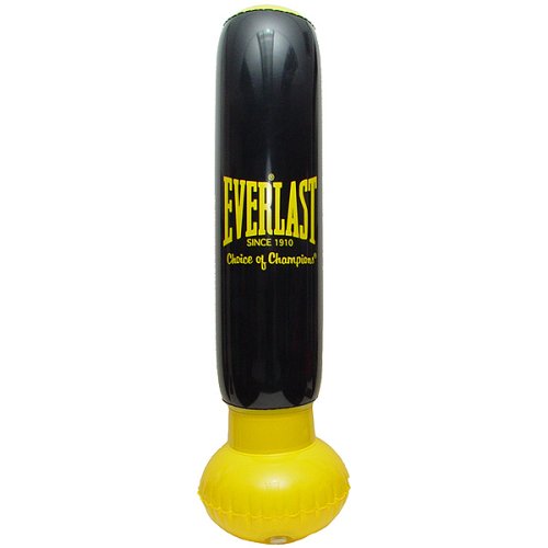Childrens Toyshop  Sporting Goods : Everlast Youth Inflatable Training Bag - Black/ Yellow
