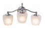 Yosemite Home Decor 1031-3CH 19.13-Inch 3-Light Bathroom Vanity, Chrome