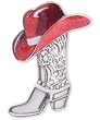 Finders Key Purse Boot & Hat Key Chain