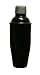 Lush Life Crystal Mini Shaker, Black