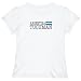 T-Shirt Woman White Elegant Flag 