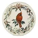Lenox Winter Greetings 9-Inch Cardinal Accent Plate