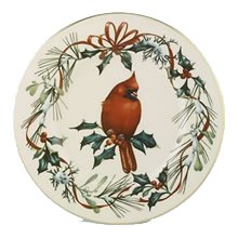 Lenox Winter Greetings 9-Inch Cardinal Accent Plate