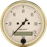 Autometer (1588) Golden Oldies Series Speedometers - (3-1/8) Program. Speedo (120 MPH) Electric