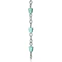 Bluebell 3-Cups Rain Chain- Antiqued Finish