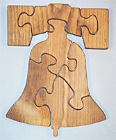 3156Jjf W2L Wooden Educational Jig Saw Puzzle   Liberty Bell