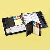 3M Post-it(R) Portable Flags And Notes, Black Dispenser
