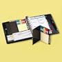 3M Post-it(R) Portable Flags And Notes, Black Dispenser