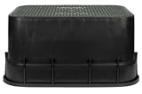 NDS 117BC 13-Inch by 20-Inch Valve Box Overlapping Cover-ICV, Jumbo