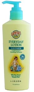 Jason Earth's Best Baby Care Lavender Everyday Lotion, 7-Ounce Bottles (Pack of 3)