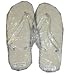 Spa Loofah Slippers Ecru - Small