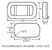 Truck Lite Co Inc Truck Lite Co Grommet, 1.62 x 3 in, PVC, Black