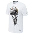 Pittsburgh Steelers Helmet Tri-Blend T-Shirt