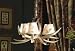 Artificial 3 antler 3 light chandelier
