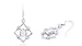 Oval Cut Moonstone Dangling Earrings Sterling Silver