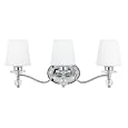 Quoizel HS8603C Hollister 3-Light Bath Fixture, Polished Chrome