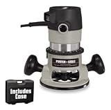 Porter-Cable 9690LR 11 Amp 1-3/4 Horsepower Fixed Base Router with 1/4-Inch and 1/2-Inch Collets
