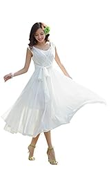 Full-Skirt Summer Chiffon Pleated Sleeveless General Print Prom Dress/Party Dress 