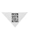 TooLoud Fiesta Siesta Tequila Repeat Printed White Dog Bandana 26