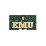 Eastern Michigan Univ Emu 3/8 Charm/Pendant -14K Stainless Steel or Gold Plated