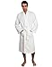 TowelSelections Waffle Weave Bathrobe Kimono Collar Spa Robe Large/XLarge Ivory