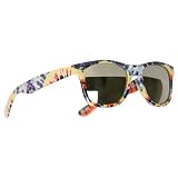 Tie Dye Retro Plastic Frame Sunglasses - H185