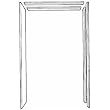 Johnson Prod. 15113068 Pocket Door Frame Jamb Kit