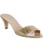 Gucci powder textured patent shield logo slides