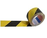 Produkt-Bild: TESA Signal- Markierungs- und Warnband gelb/schwarz 58133, 50mm x 66 Meter