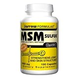 Jarrow Formulas - Msm Sulfur, 750 mg, 100 capsules