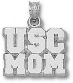 USC Trojans Sterling Silver ''USC MOM'' Pendant