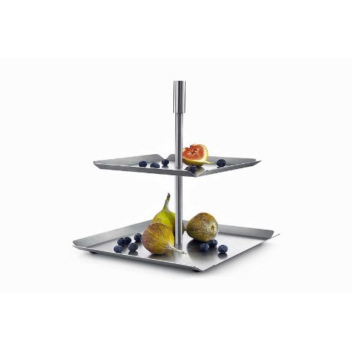 Stainless Steel Zack Piano Cake, Fruit and Pastry Stand