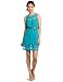 C. Luce Women's Casual Dress, Turquoise, Medium