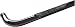 CSI SB2003B Black Powdercoat Side Bars 2002-2006 Dodge Ram 1500 Quad Cab, 2003-2006 Dodge Ram 2500 / 3500 Quad Cab
